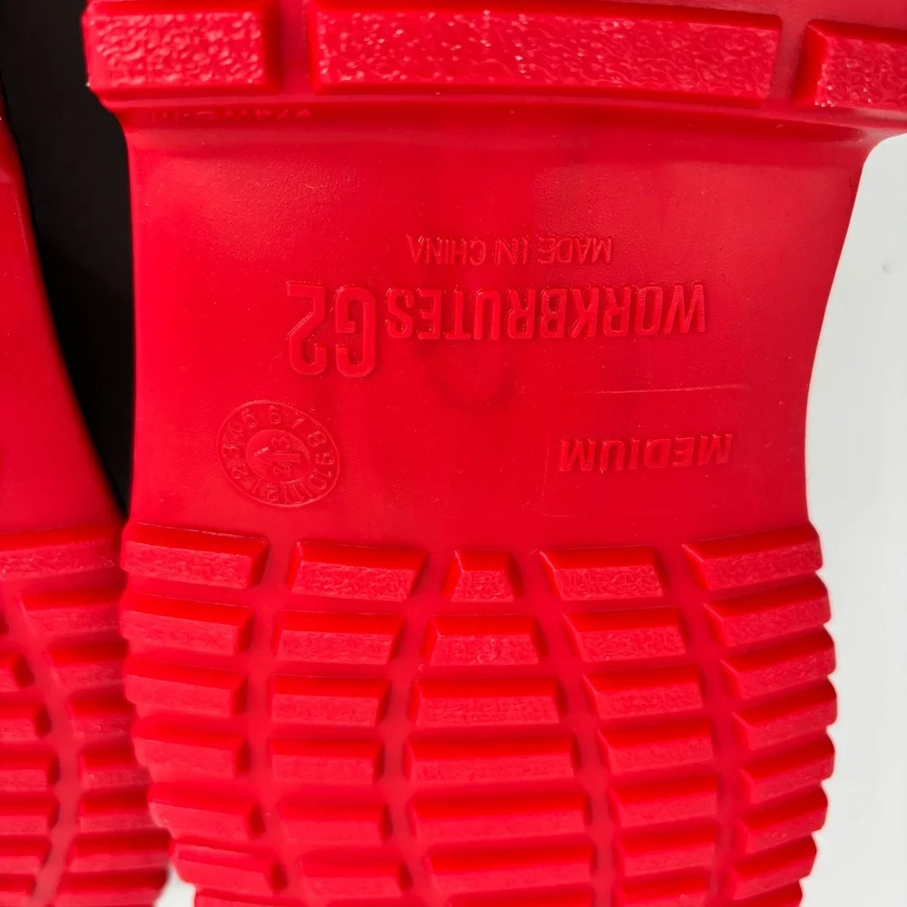 Tingley Workbrutes G2 Overshoes Mens Medium Black‎ Red Excellent Waterproof PVC